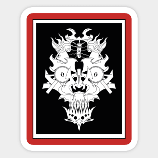 Mind of the beast Sticker